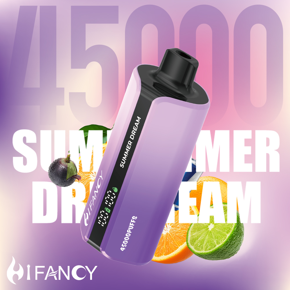 HIFANCY DREAM 45000 45K Puffs Adjustable Airflow &12 fLAVORS, Battery 650 mah, Nicotine:2%/3%/5% - Yohongvape wholesale disposable vape