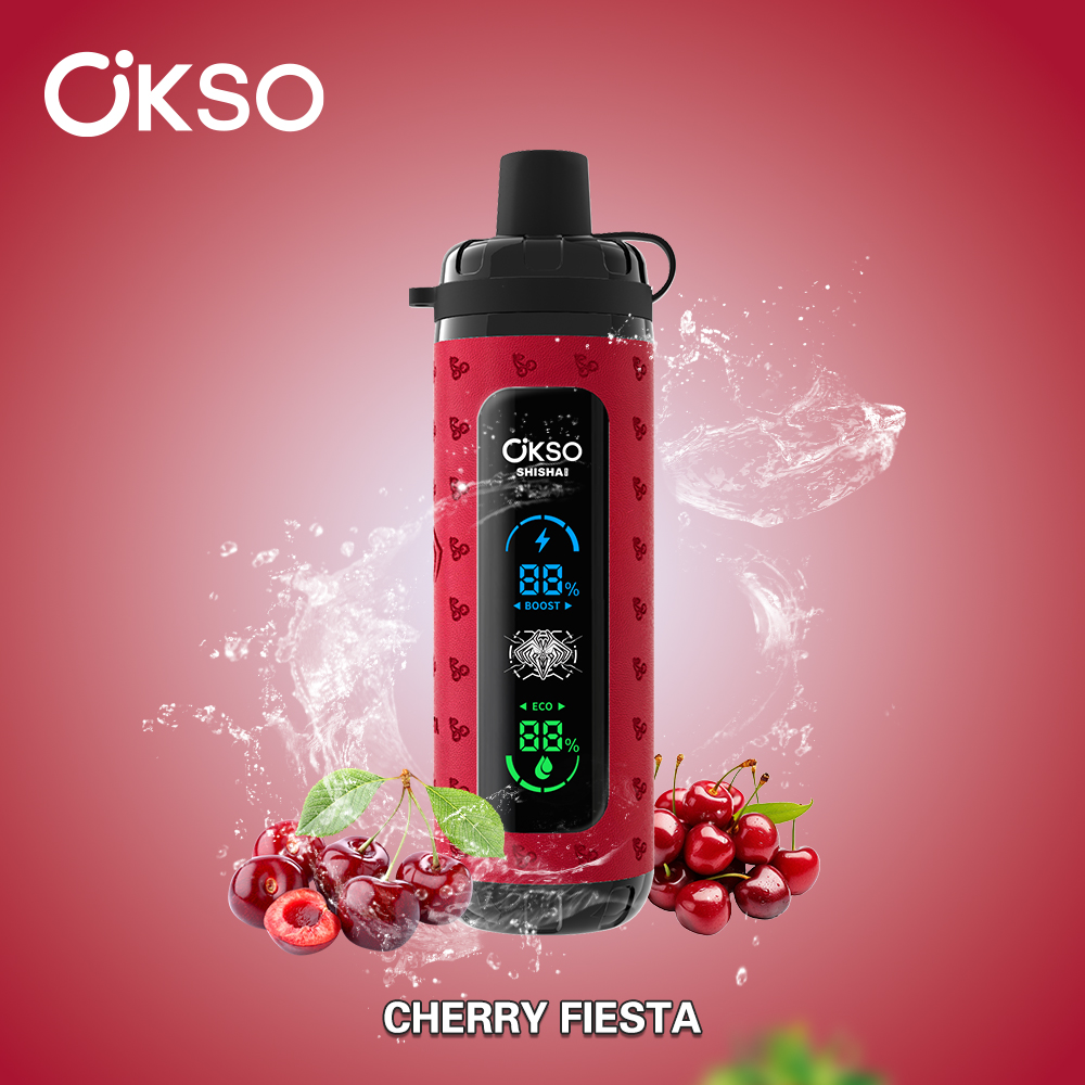 OKSO Shisha Max 40K Puff Double Flavor Disposable Vape Type C Charge 10 Flavors, 800 mah Battery, 0%/2%/3%/5% Nicotine - Yohongvape wholesale disposable vape