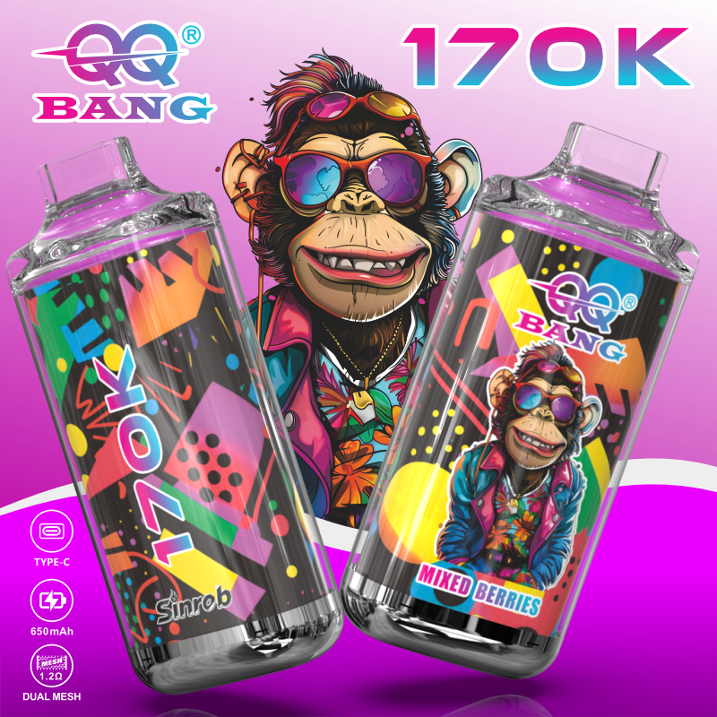 QQ Bang 170K – 12 Flavors, Disposable Vape - Yohongvape wholesale disposable vape