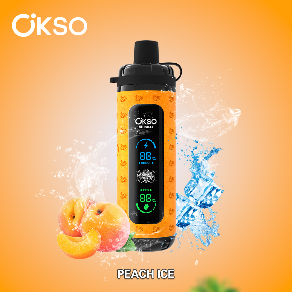 OKSO Shisha Max 40K Puff Double Flavor Disposable Vape Type C Charge 10 Flavors, 800 mah Battery, 0%/2%/3%/5% Nicotine - Yohongvape wholesale disposable vape