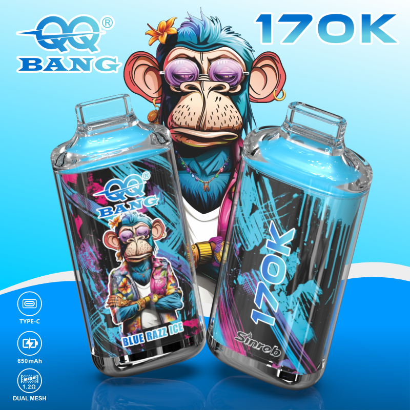 QQ Bang 170K – 12 Flavors, Disposable Vape - Yohongvape wholesale disposable vape