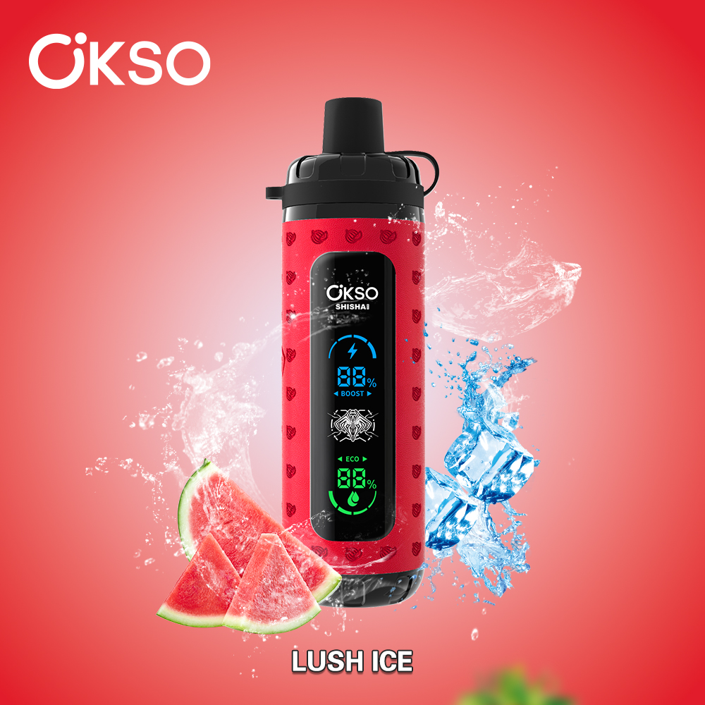 OKSO Shisha Max 40K Puff Double Flavor Disposable Vape Type C Charge 10 Flavors, 800 mah Battery, 0%/2%/3%/5% Nicotine - Yohongvape wholesale disposable vape