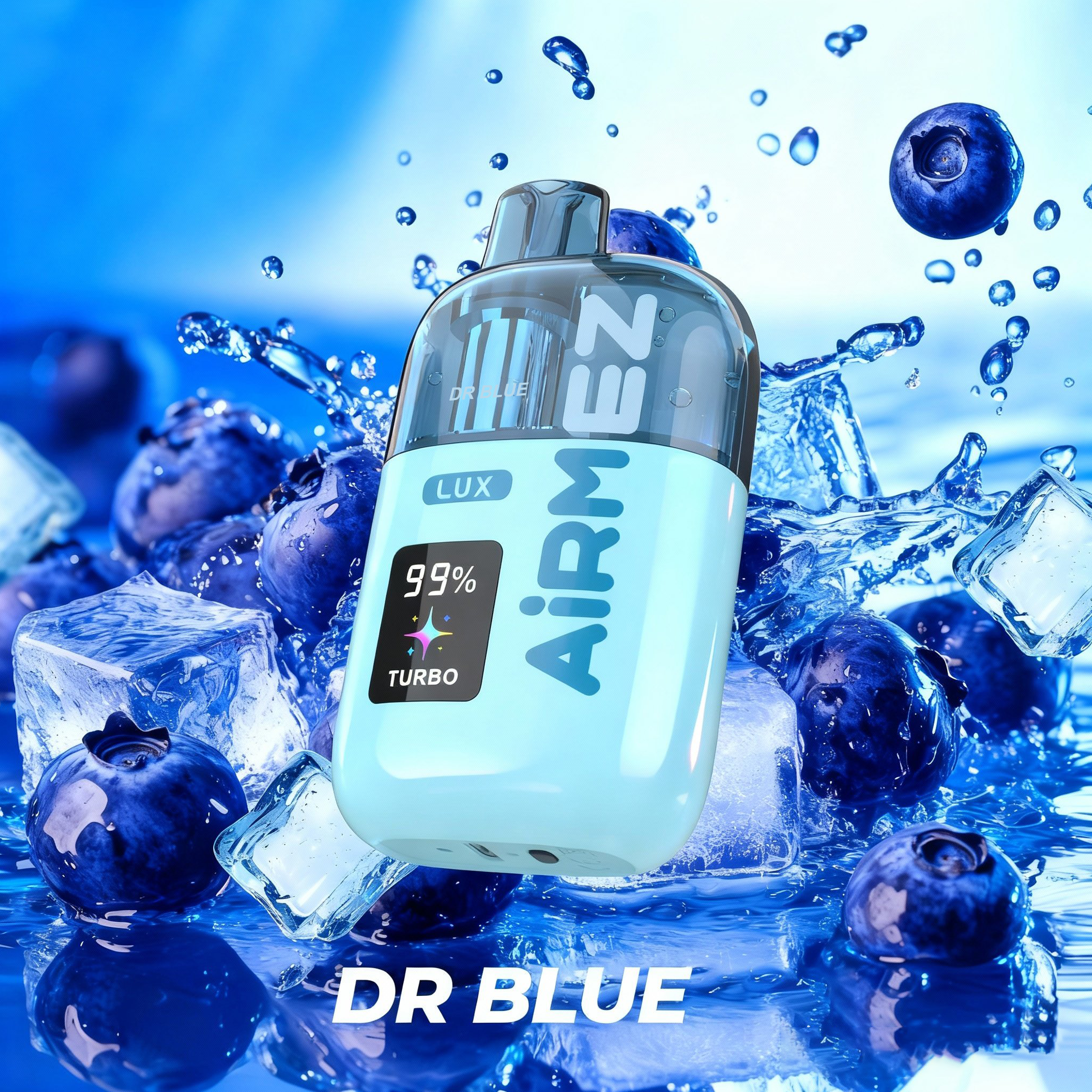 Airmez Lux 60K Puff , 30ml Liquid 10 Flavors 650mAh Battery Rechargeable Type-C/ 2%/5% Nicotine - Yohongvape wholesale disposable vape