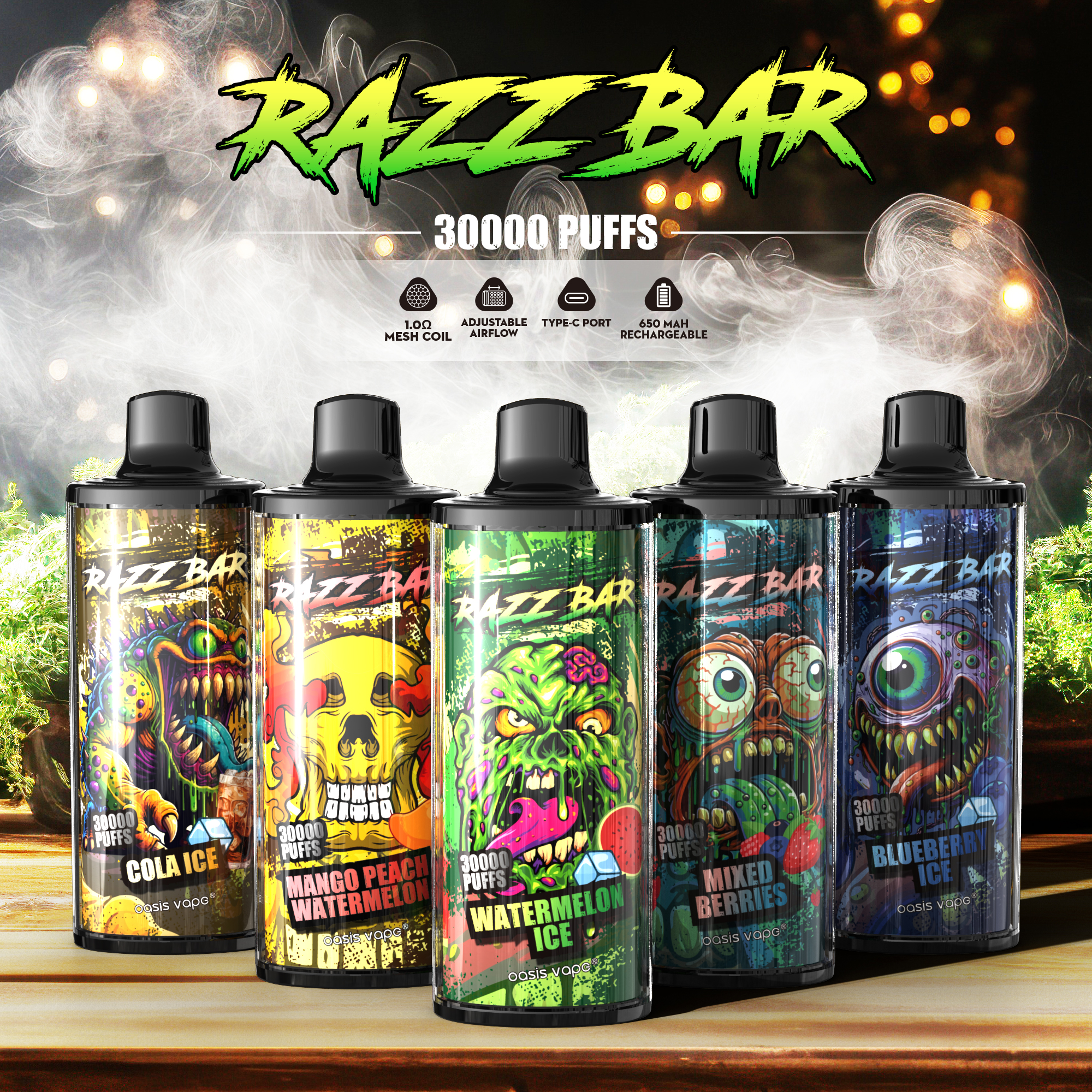 Razz Bar 30000 Puff: The Next Generation of High-Capacity Disposable Vapes - Yohongvape vape industry guide