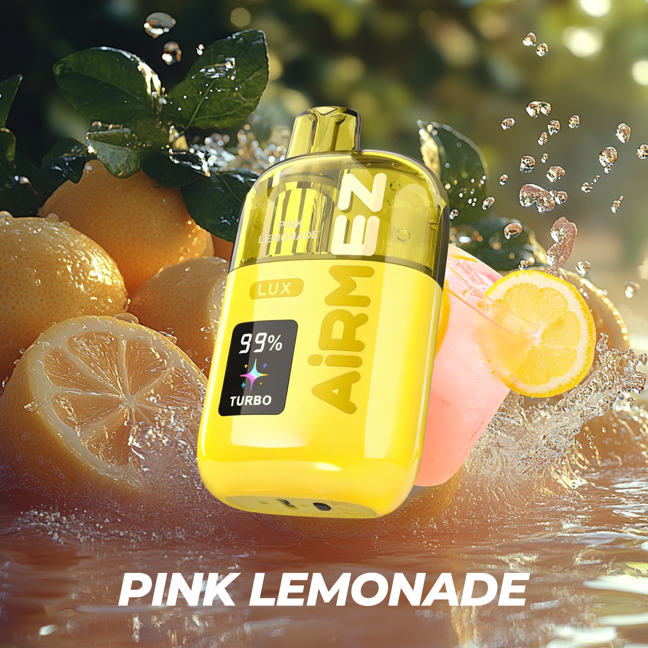 Airmez Lux 60K Puff , 30ml Liquid 10 Flavors 650mAh Battery Rechargeable Type-C/ 2%/5% Nicotine - Yohongvape wholesale disposable vape