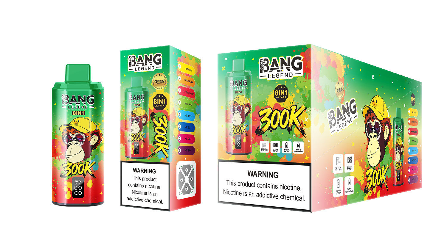 Solaris Champagne Vape 30000 30K puffs, 2% Nicotine 10 Flavors yohongvape