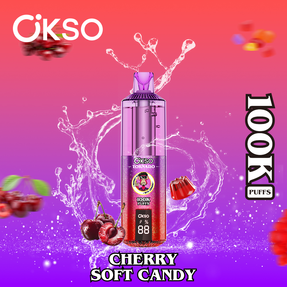 OKSO 100000 Puff 100K Disposable Vape Type C Charge 12 Flavors, 850 mah Battery, 0%/2%/3%/5% Nicotine - Yohongvape wholesale disposable vape