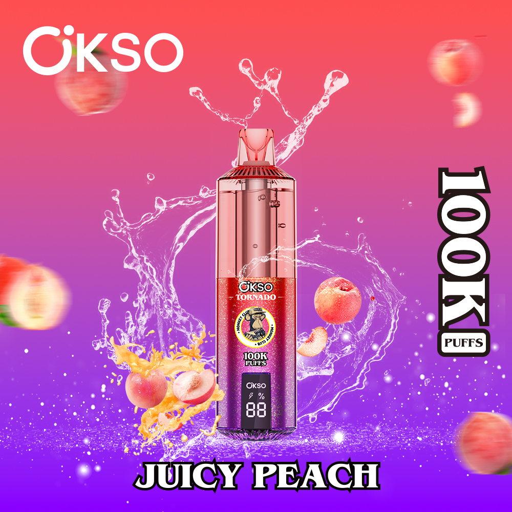 OKSO 100000 Puff 100K Disposable Vape Type C Charge 12 Flavors, 850 mah Battery, 0%/2%/3%/5% Nicotine - Yohongvape wholesale disposable vape