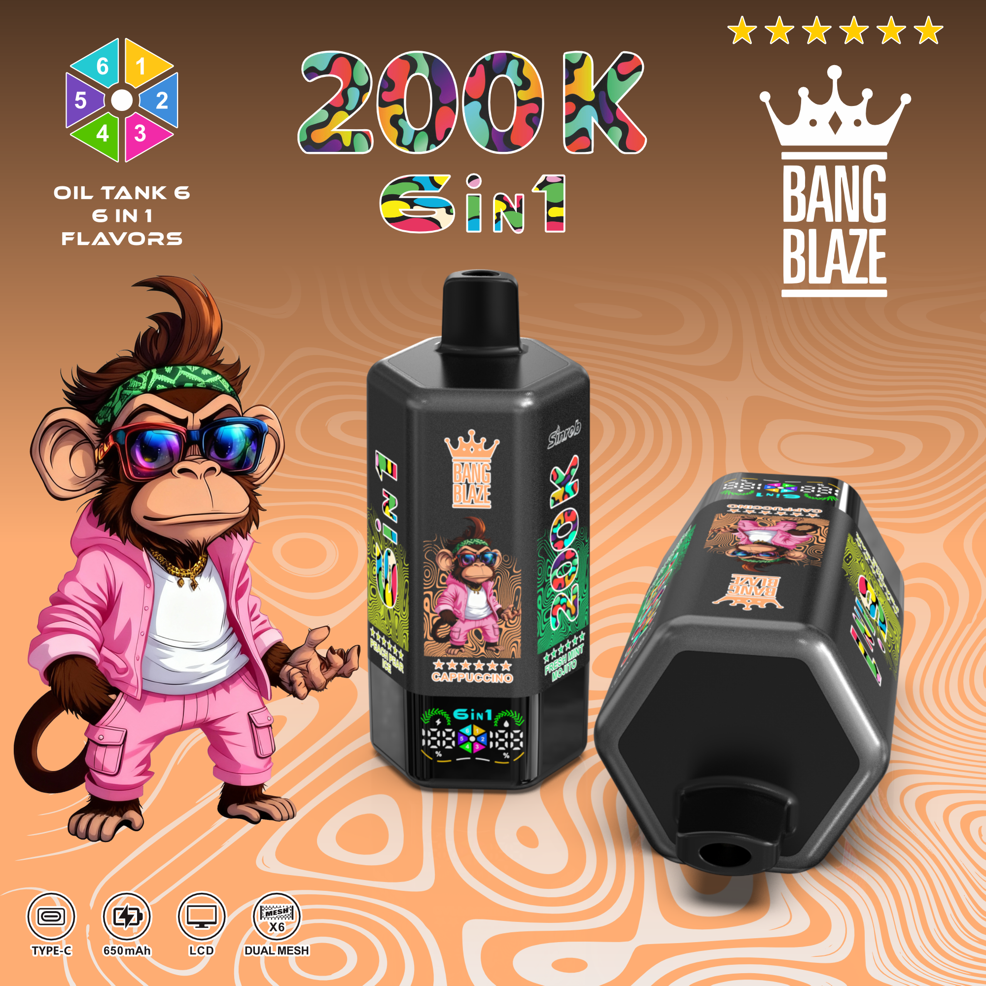 Bang Blaze 200K - Yohongvape bulk vape supply