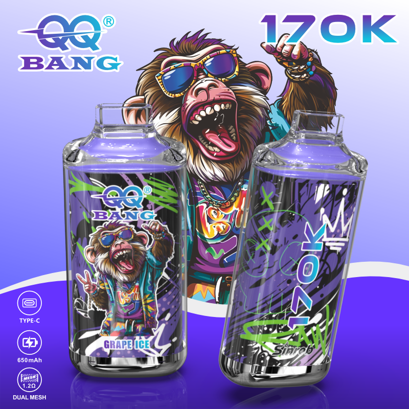 QQ Bang 170K – 12 Flavors, Disposable Vape - Yohongvape wholesale disposable vape