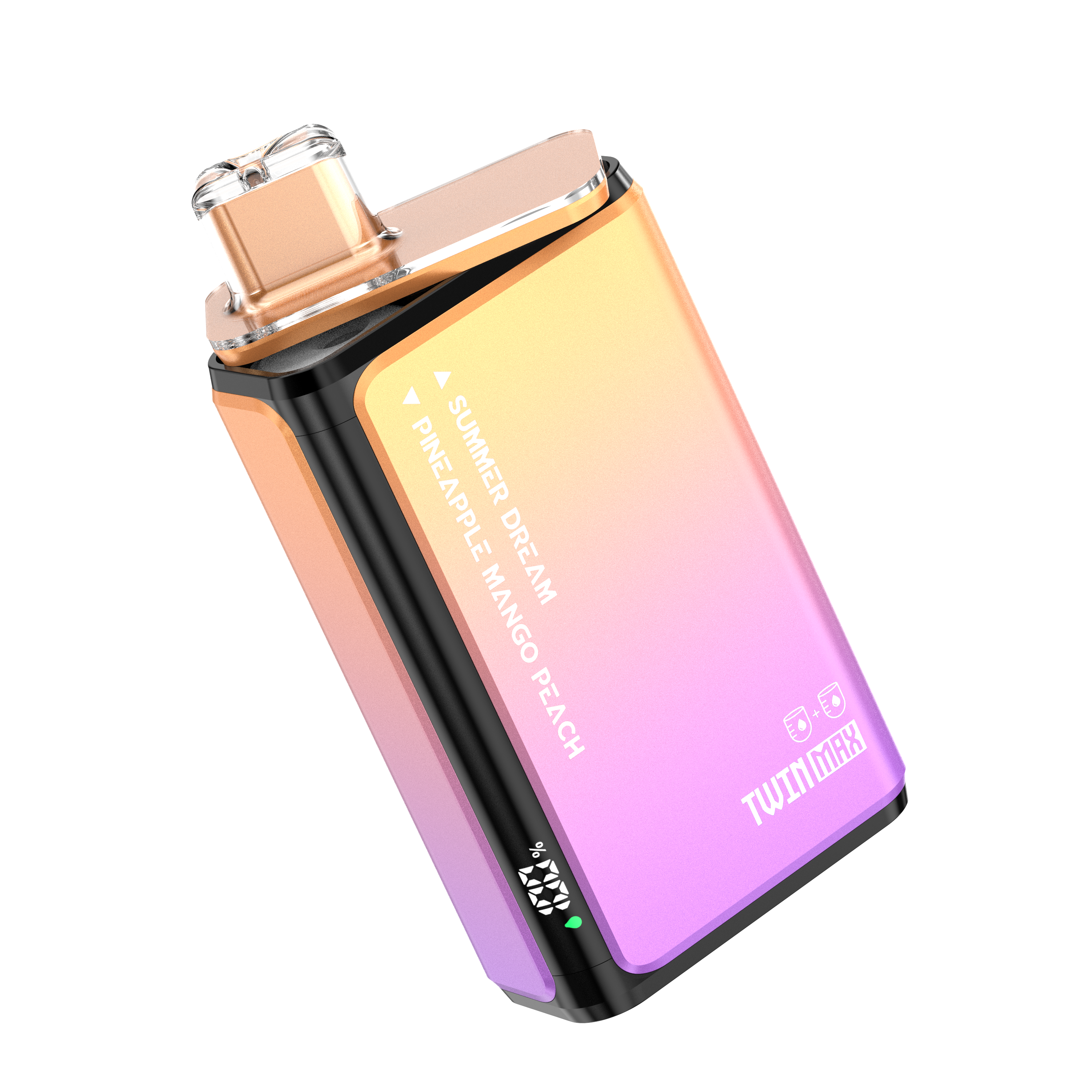 HIFANCY TWIN MAX 60K Puffs Double Tastes with 10 Flavors, Battery 650 mah, Nicotine:2%/3%/5% - Yohongvape wholesale disposable vape