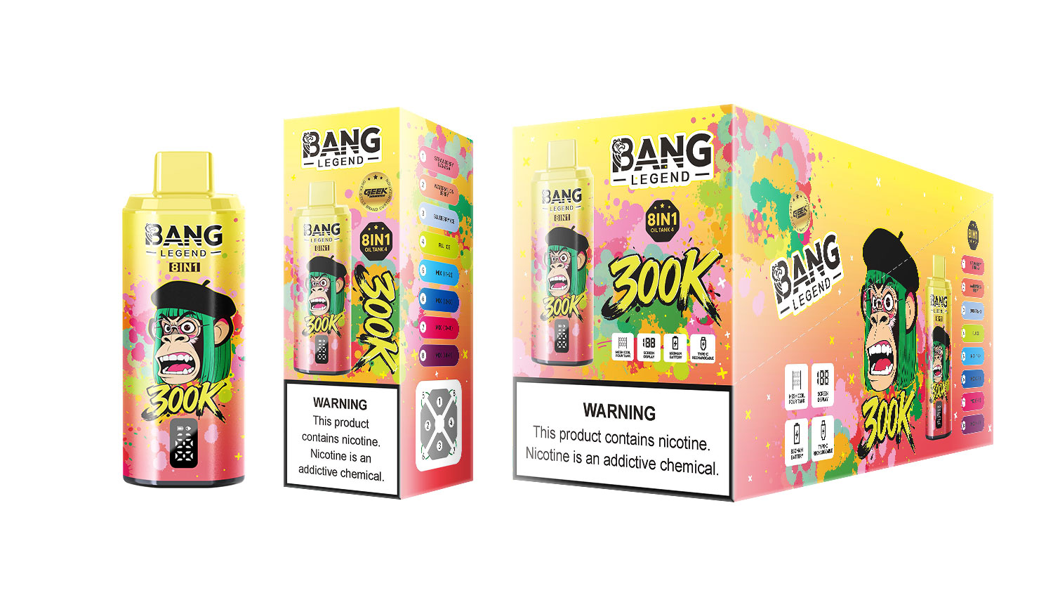 Solaris Champagne Vape 30000 30K puffs, 2% Nicotine 10 Flavors yohongvape