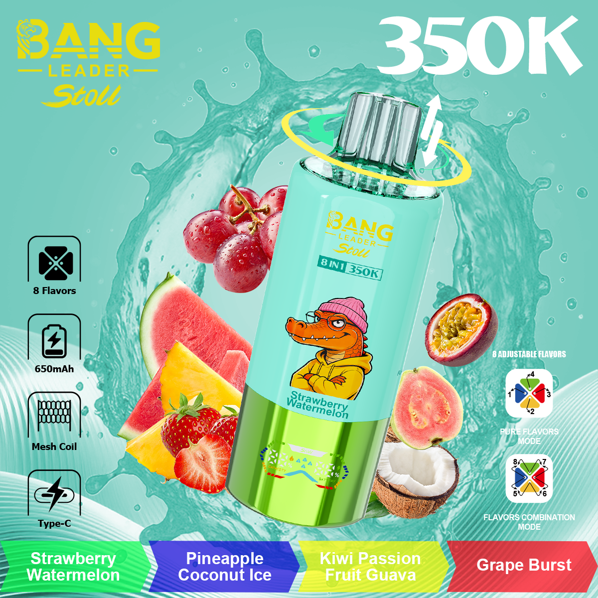 Solaris Champagne Vape 30000 30K puffs, 2% Nicotine 10 Flavors yohongvape