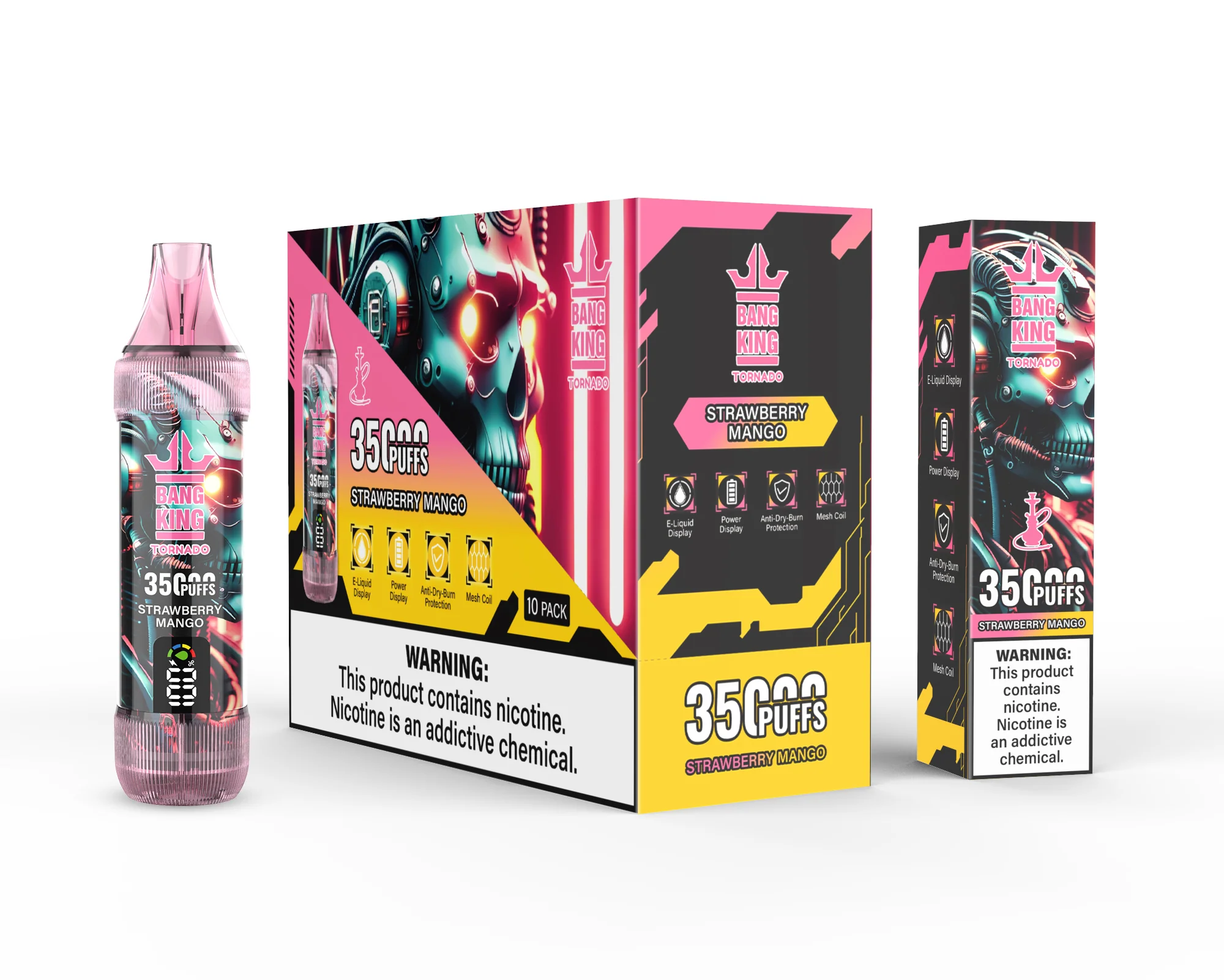 Solaris Champagne Vape 30000 30K puffs, 2% Nicotine 10 Flavors yohongvape