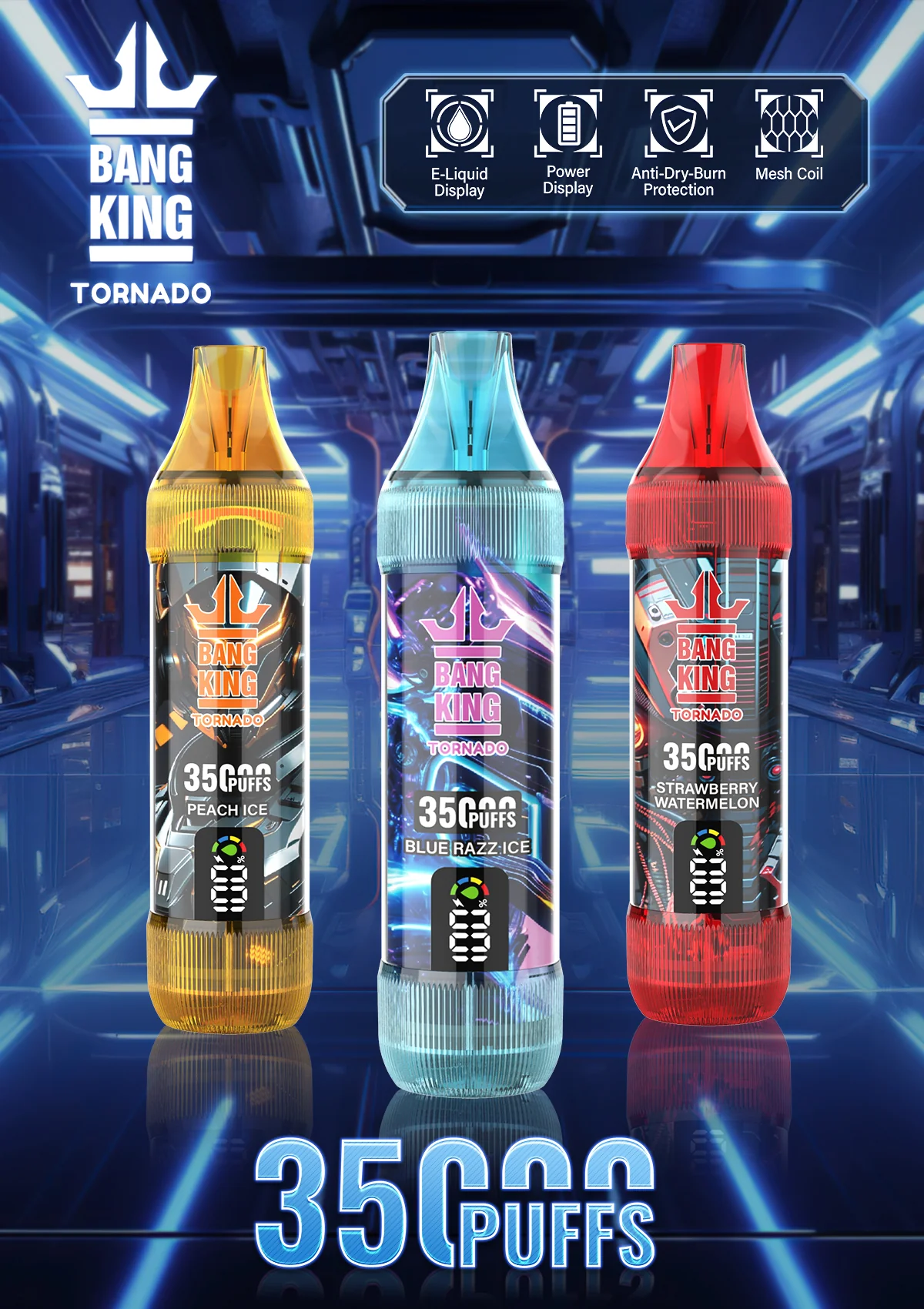Solaris Champagne Vape 30000 30K puffs, 2% Nicotine 10 Flavors yohongvape