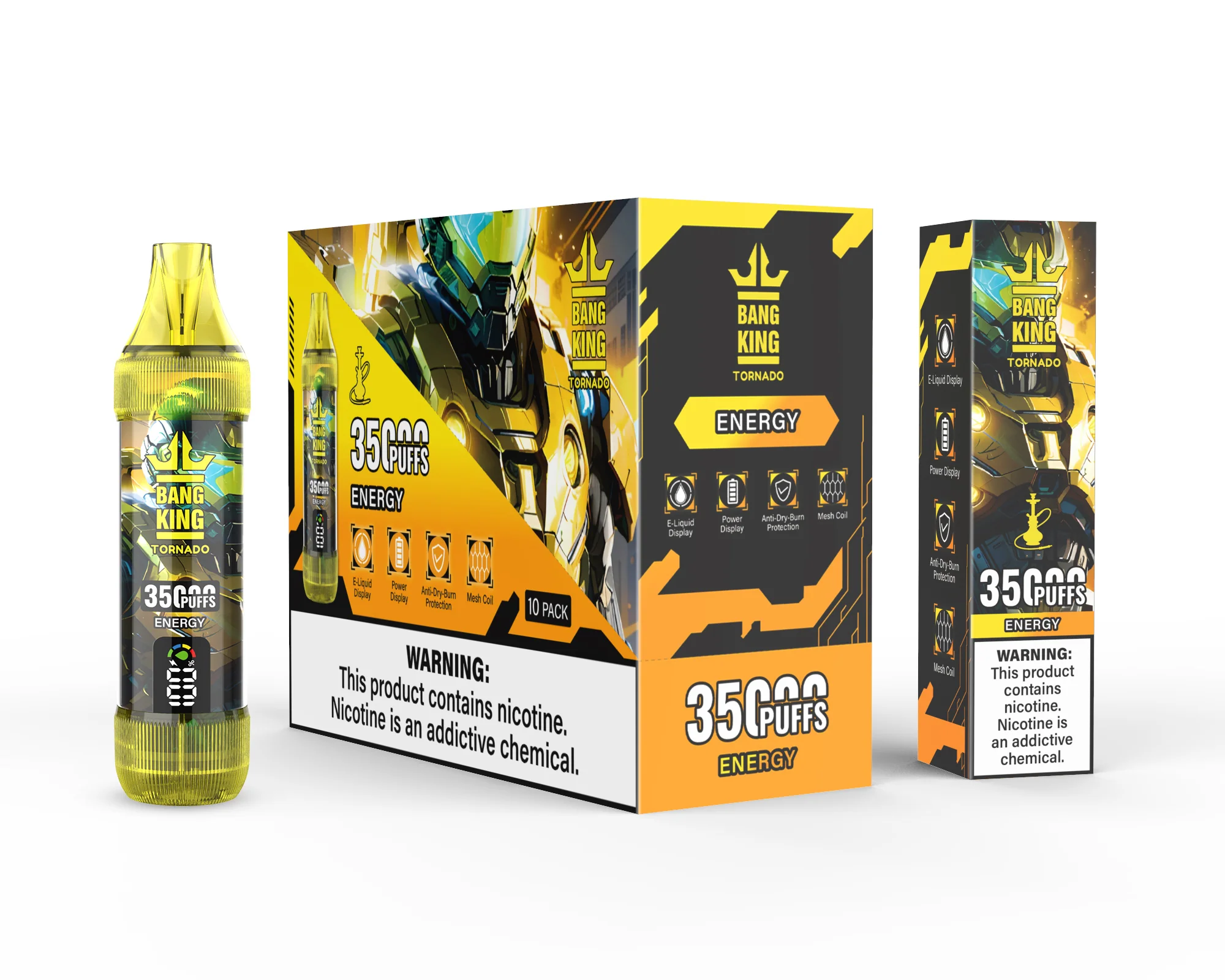 Solaris Champagne Vape 30000 30K puffs, 2% Nicotine 10 Flavors yohongvape