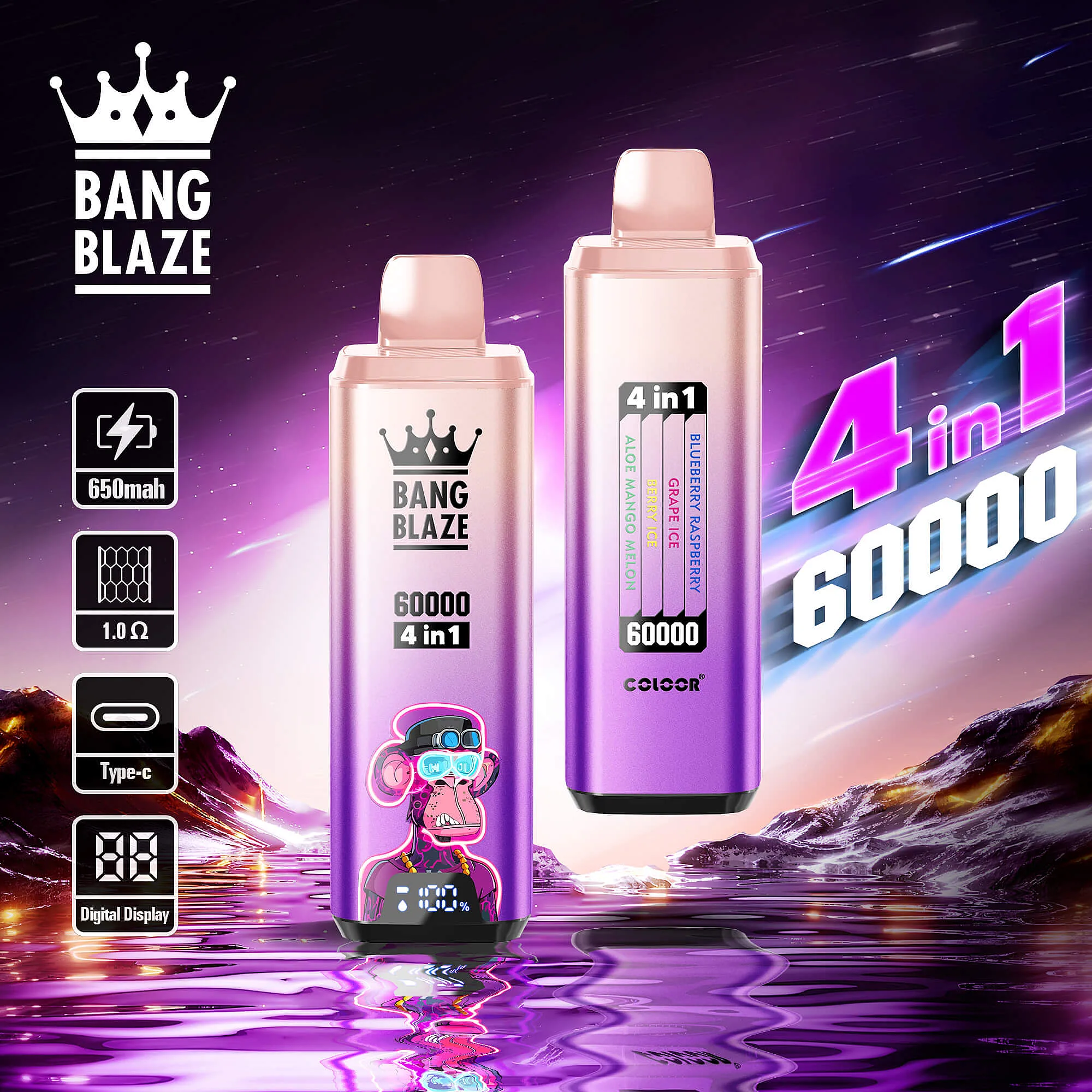 Bang Blaze 60000 Puffs Disposable Vape - Yohongvape vape industry guide