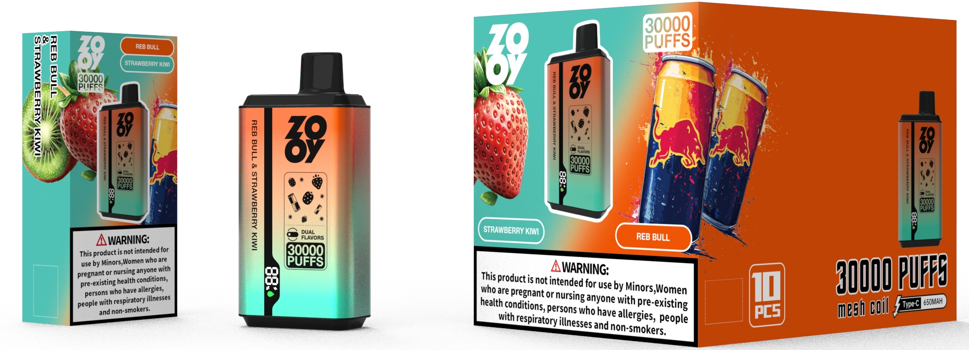 Solaris Champagne Vape 30000 30K puffs, 2% Nicotine 10 Flavors yohongvape