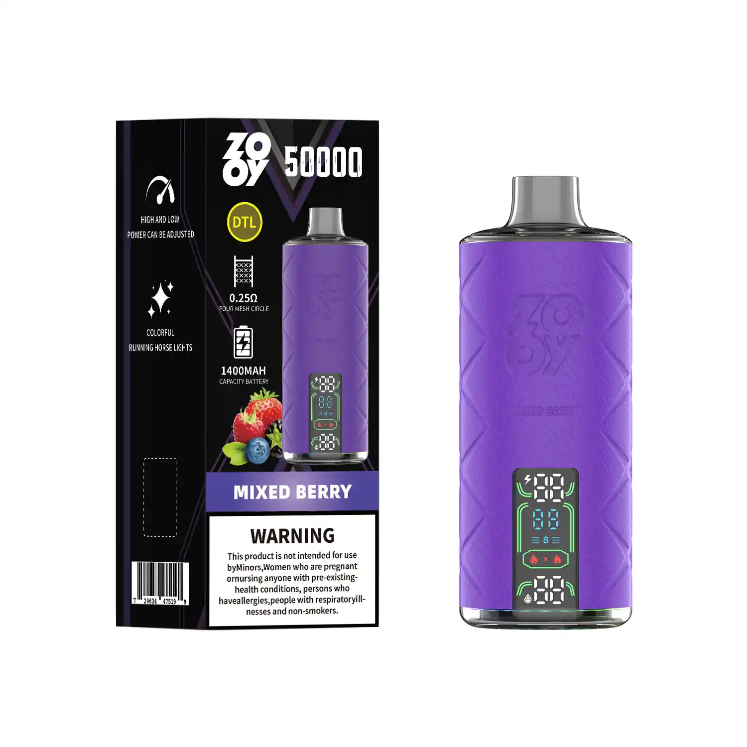 Solaris Champagne Vape 30000 30K puffs, 2% Nicotine 10 Flavors yohongvape