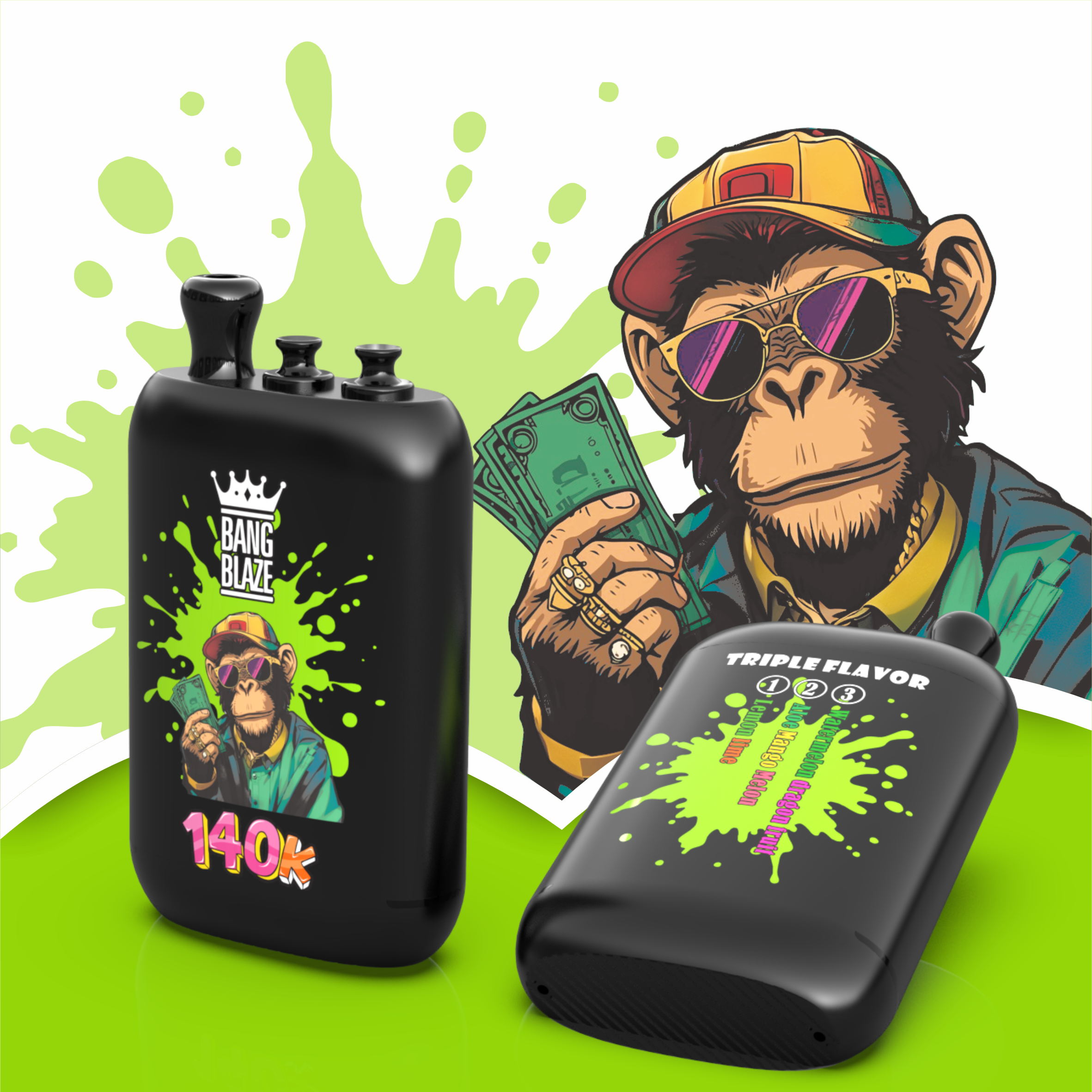 Solaris Champagne Vape 30000 30K puffs, 2% Nicotine 10 Flavors yohongvape