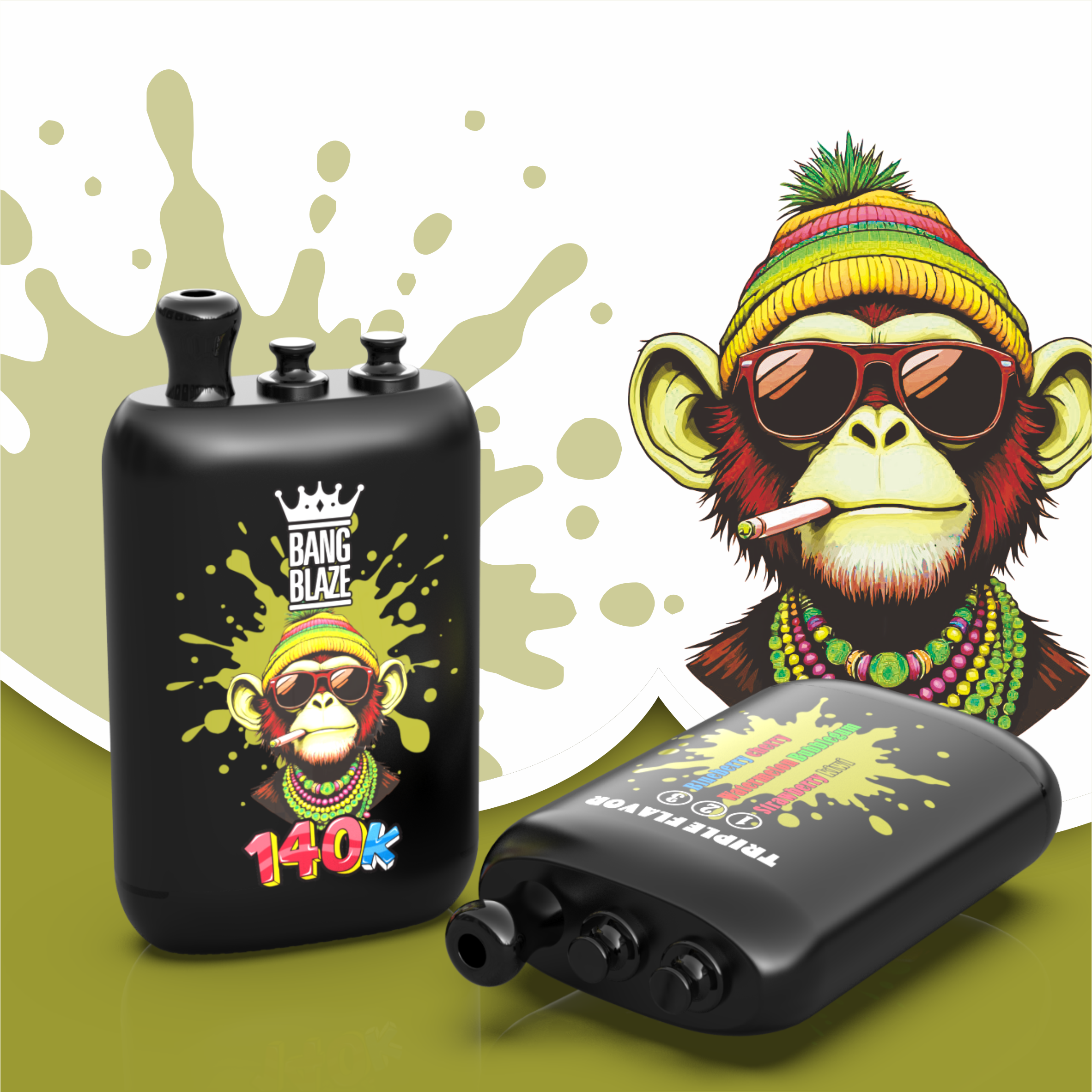 Solaris Champagne Vape 30000 30K puffs, 2% Nicotine 10 Flavors yohongvape