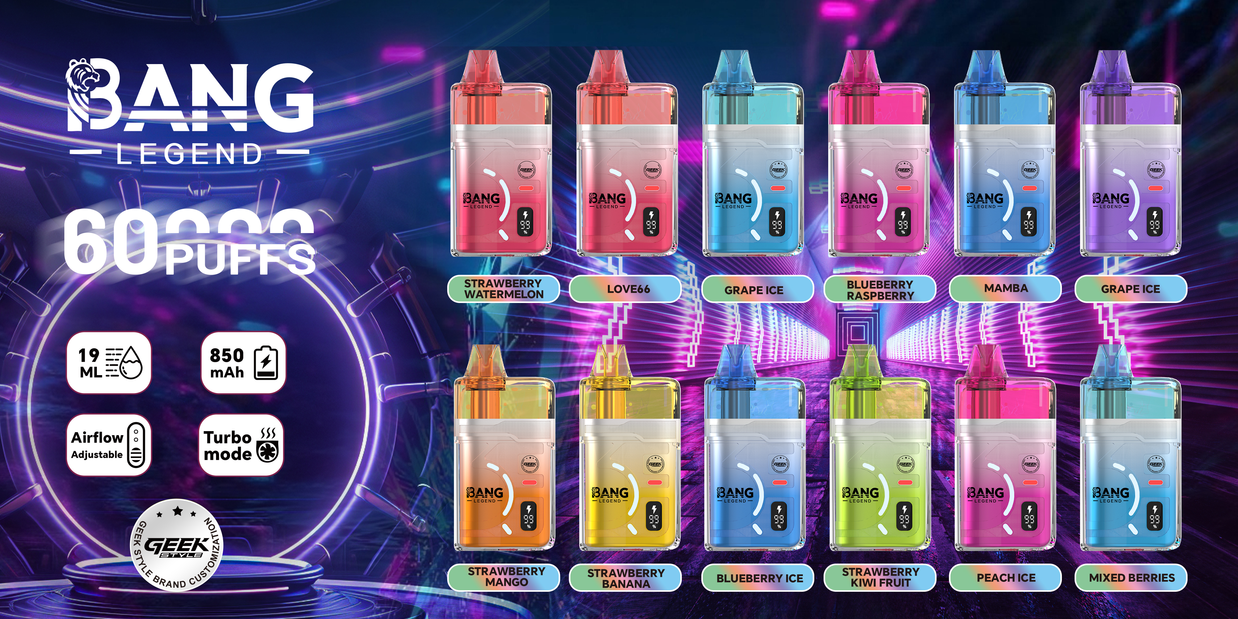 Solaris Champagne Vape 30000 30K puffs, 2% Nicotine 10 Flavors yohongvape